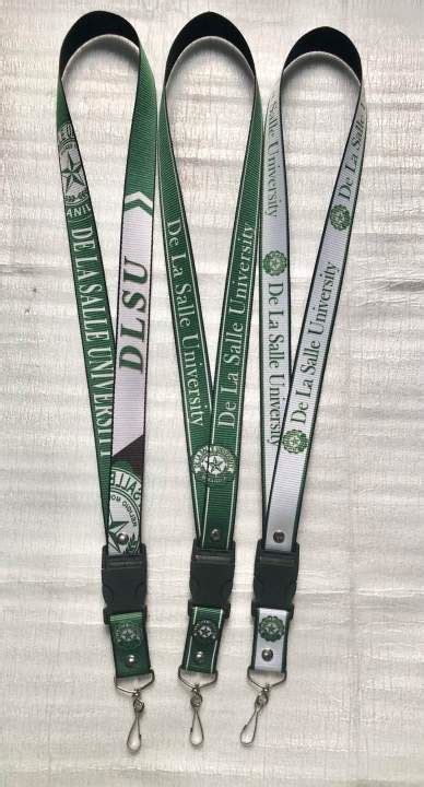 DLSU De La Salle University Lanyard Id lace Id Holder Sling.